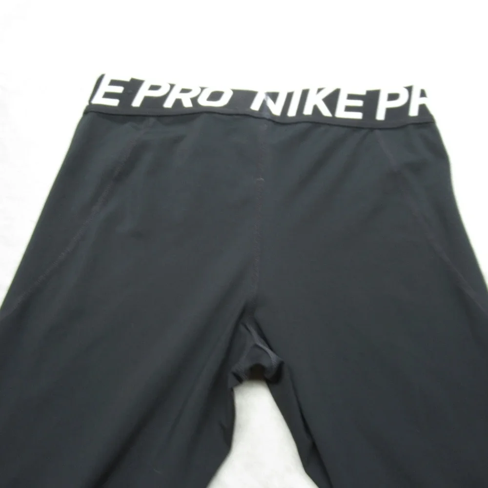 Nike Pro‎ Leggings Mens XL Black Dri-FIT Compression Lightweight Athletic 28x28
